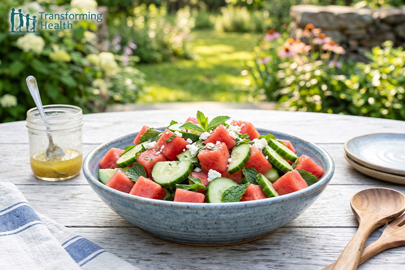 Anti-Inflammatory Watermelon Cucumber Salad Recipe: Eat Your Way to Joint Relief This Summer